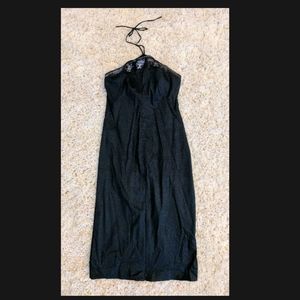 GUESS Collection Dress, Black with Sparkly Silver, Size 2